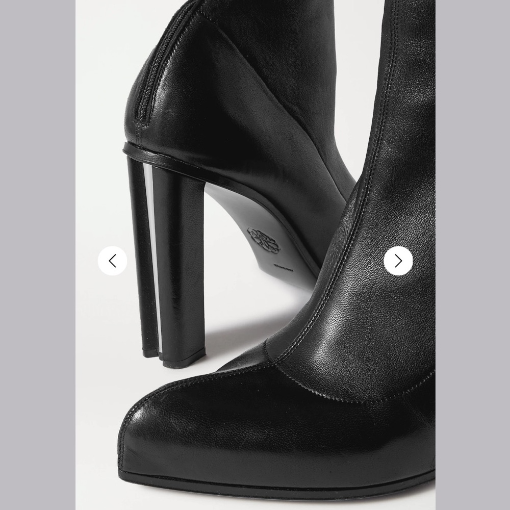 Alexander McQueen Over the Knee Knee-High Leather Boots - Picture 4 of 13